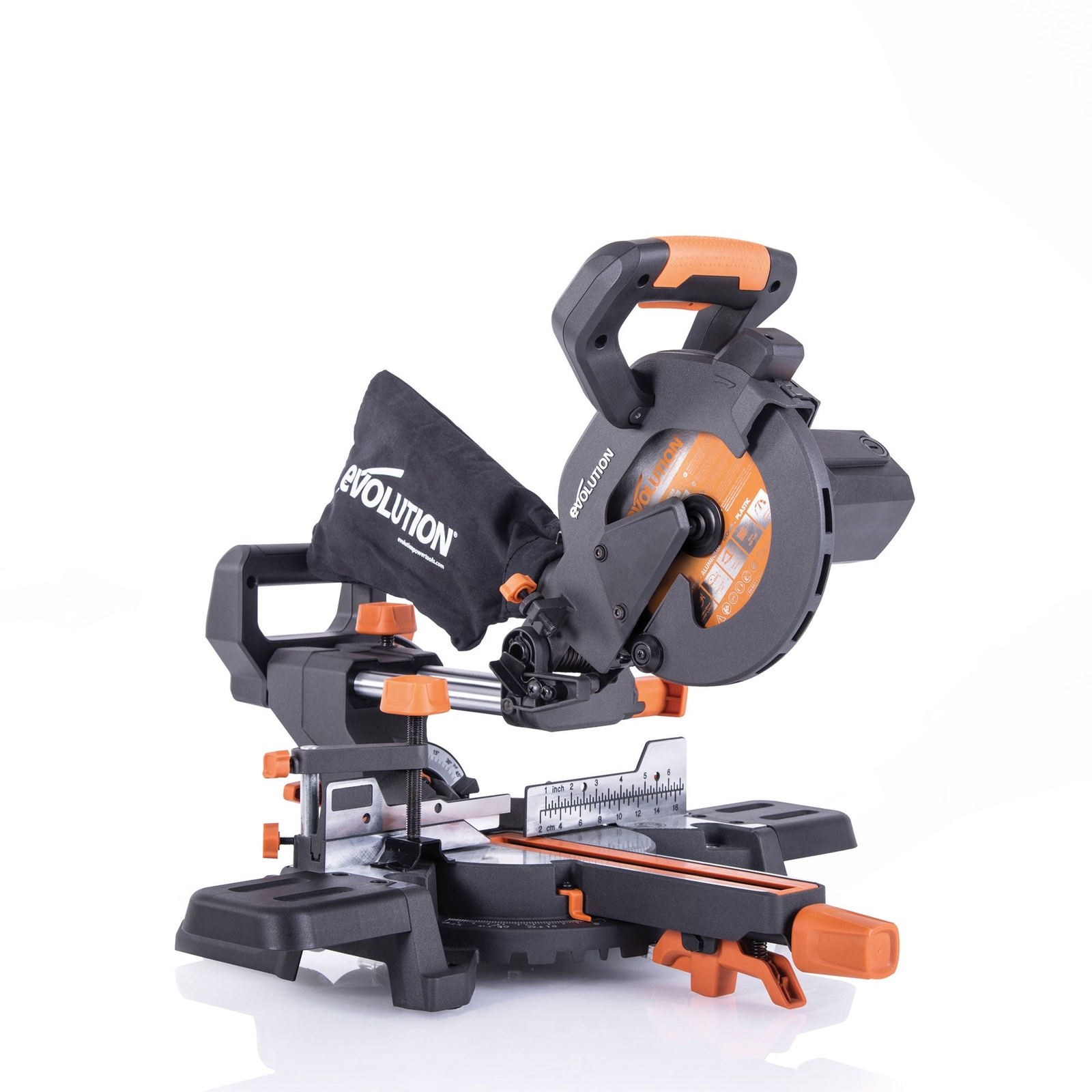 Evolution R185SMS+: Single Bevel Sliding Miter Saw With 7-1/4 in. Multi-Material gallery