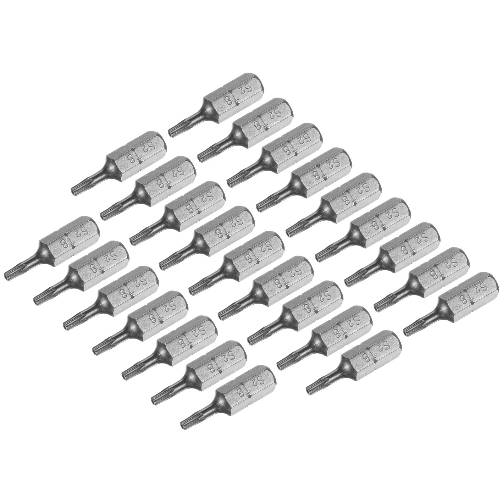 25pcs Torx Bits 1/4" Magnetic Screwdriver T8 Screw Driver Bit S2 Alloy Steel gallery