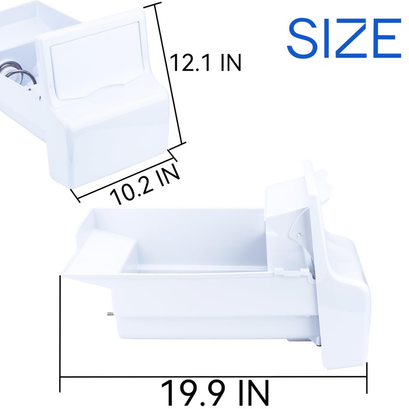 Refrigerator Ice Maker Tray Assembly 241860803 Compatible with Frigidaire Fri... gallery
