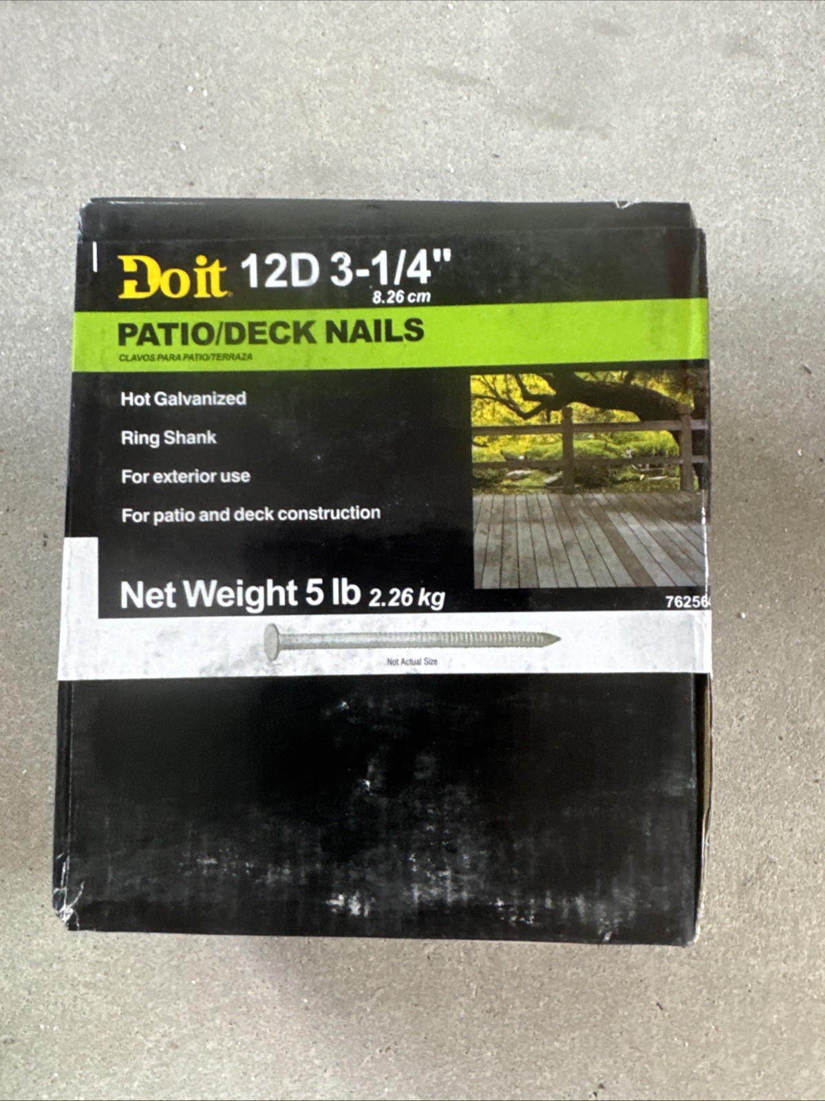 Do it 12D Hot Galvanized Box Patio/ Deck Nails 5 lbs 3-1/4" 762564 gallery