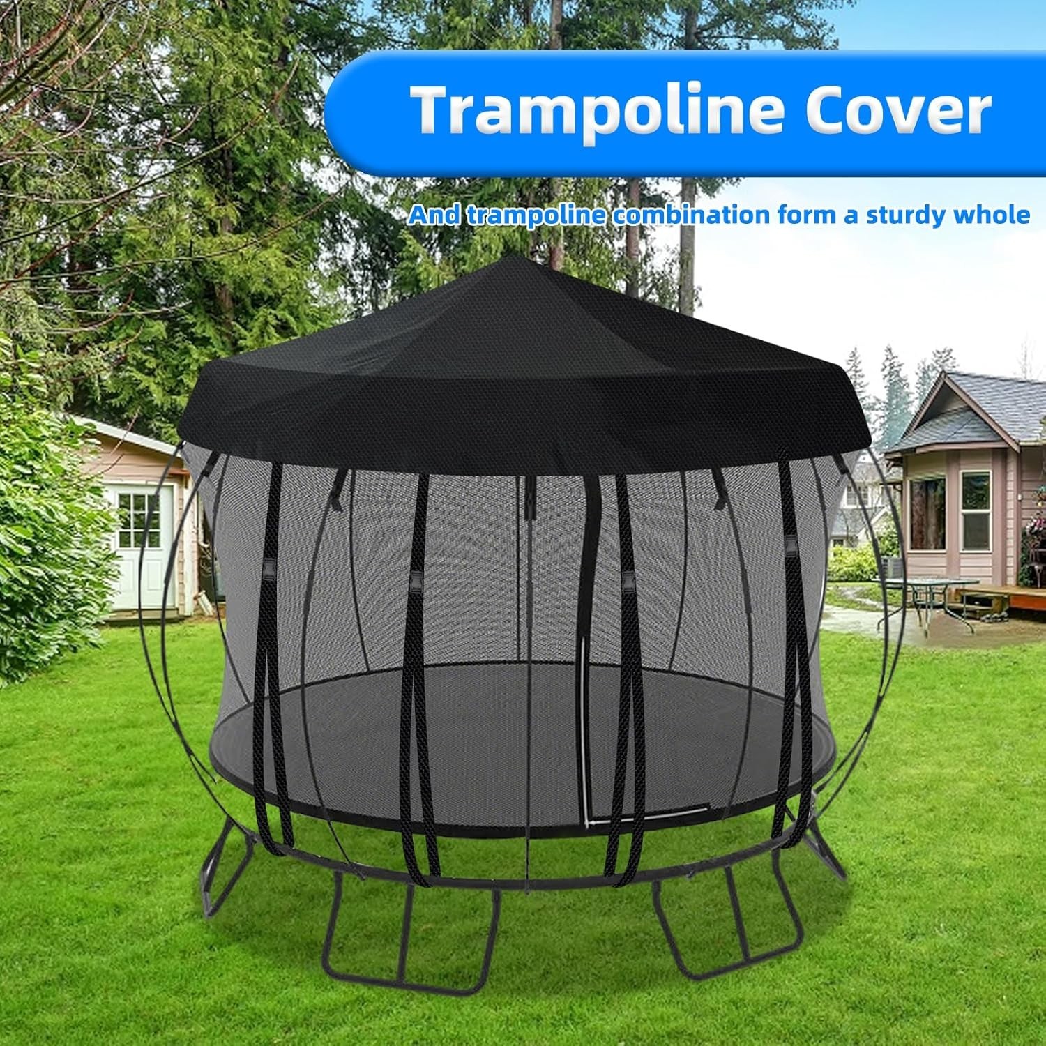 Outdoor Round Trampoline Cover (Tent Only)— 10 FT 12FT 14 Ft Trampoline Tent ... gallery