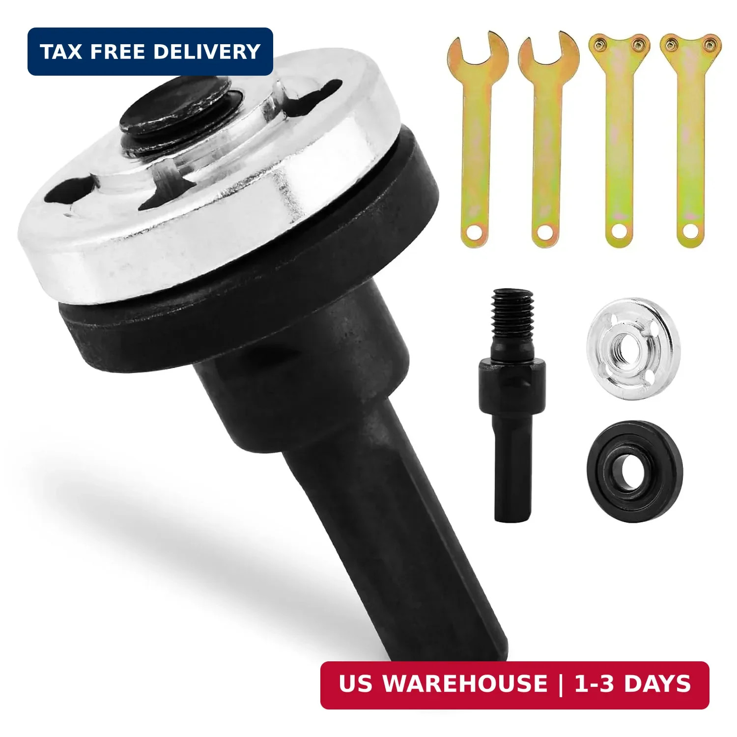 10mm 5Pcs Drill to Angle Grinder Adapter Set – Variable Rod Converter Tool gallery