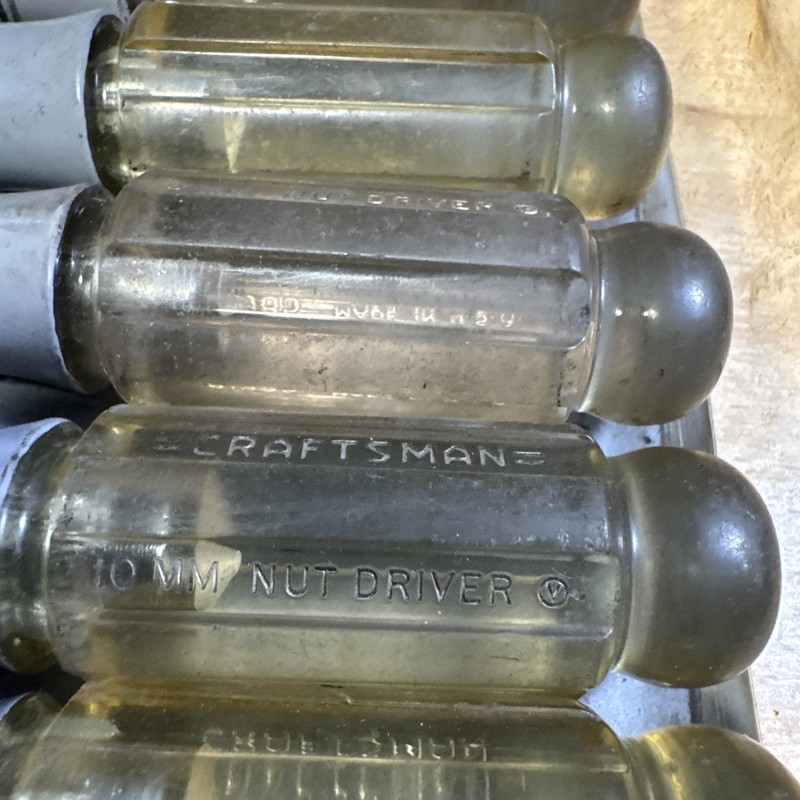 Vintage Craftsman Metric Nut Driver Set 5mm–11mm USA Made Used gallery