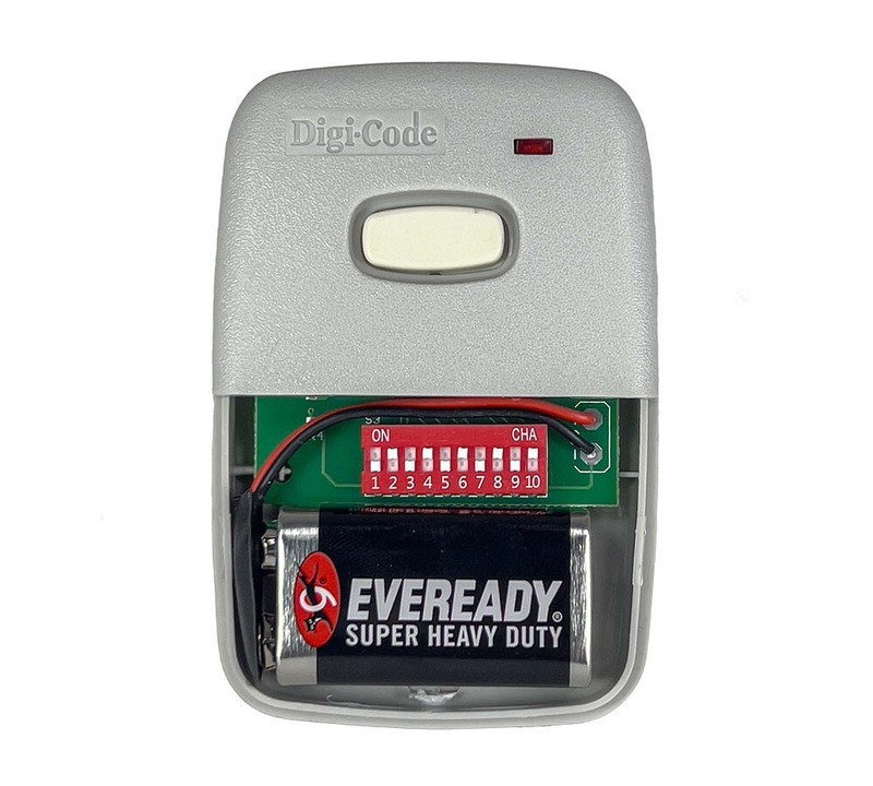 Digi-Code 5010 300MHZ Compatible to MultiCode 308911 1 Button Remote Control gallery
