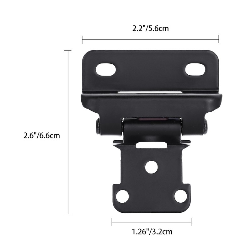 1/2" Overlay Semi Partial Wrap Kitchen Cabinet Hinges Self Closing Cabinet Hinge gallery
