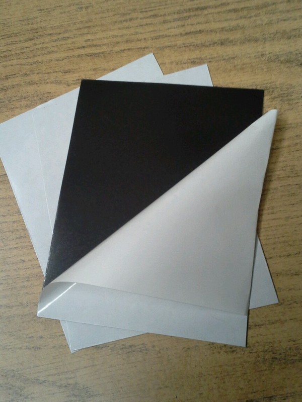 25 self adhesive flexible magnet sheets 5"x7" 20 mil gallery