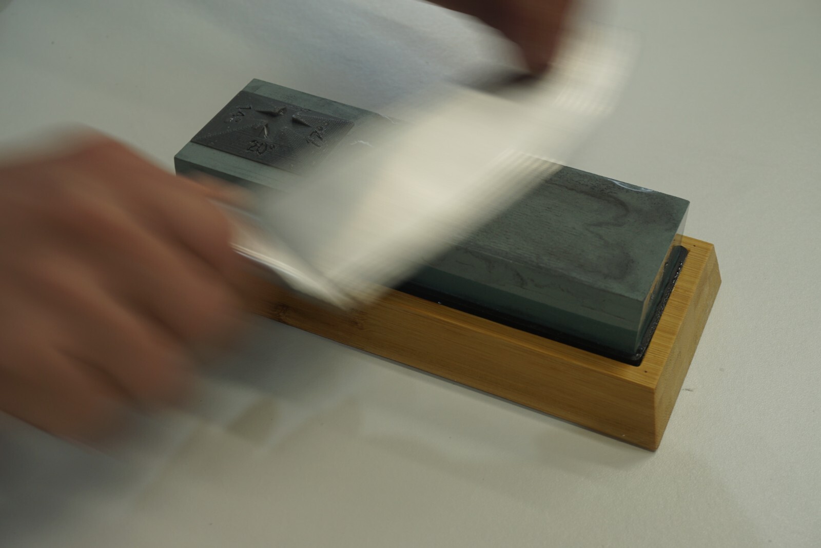 Knife Sharpening Angle Guide for Whetstone Honing | 4 Angle Pyramid gallery