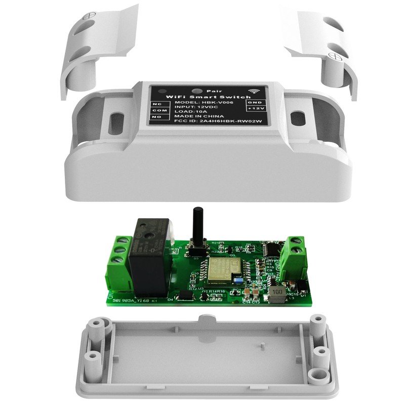 2.4GHz WiFi Remote Control Switch Compatible with Smartphone App gallery