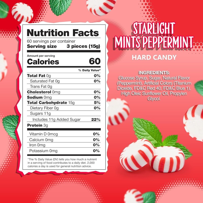 Starlight Mints Peppermint Hard Candy | Individually Wrapped Mints | ON SALE! gallery