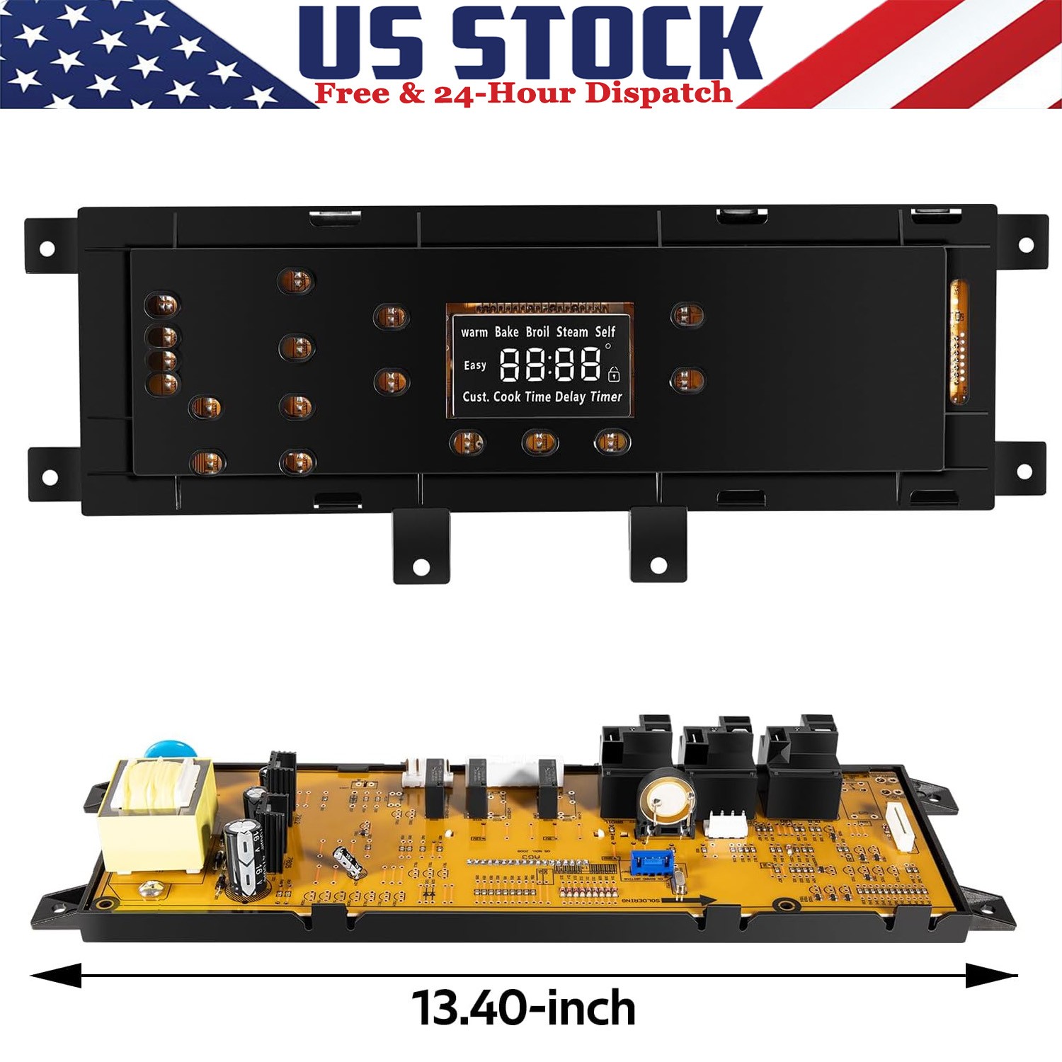 DE92-03045B Range Oven Control Board For Samsung FE-R300S Models FER300SX/SW/SB gallery