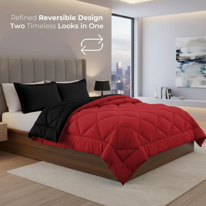 Elegant Comfort Elegance Linen Silky Soft - Goose Down Alternative Reversible gallery