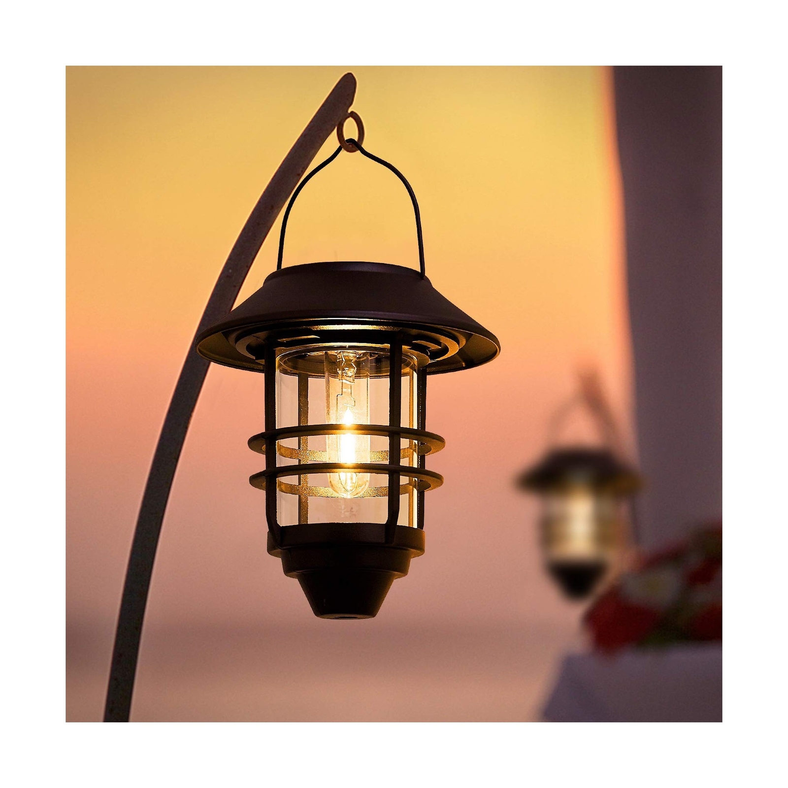 Solar Lantern Outdoor Lights, Hanging Wireless Waterproof Lantern Lights with... gallery