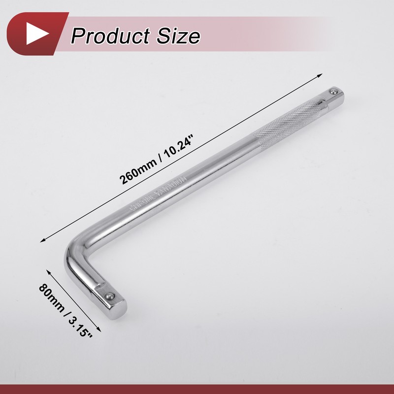 1/2 Inch Drive Impact Socket Extension Bar Extension Socket Tool 260x80mm gallery