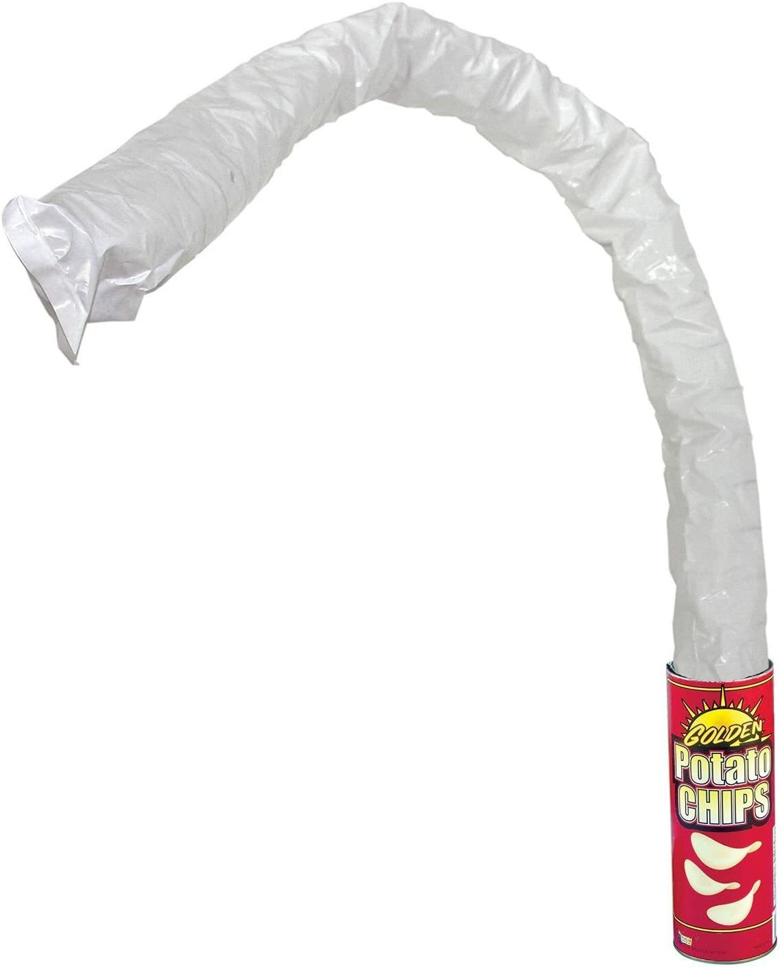 Potato Chips Snake Can Spring Pop - Fun Classic GaG Prank Joke Clown Party Toy gallery
