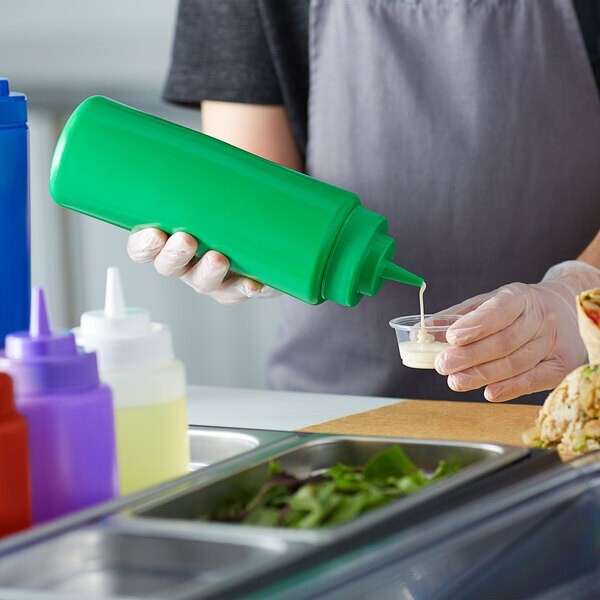 32oz Plastic Condiment Squeeze Bottle Sauce Bottle Large Capacity gallery