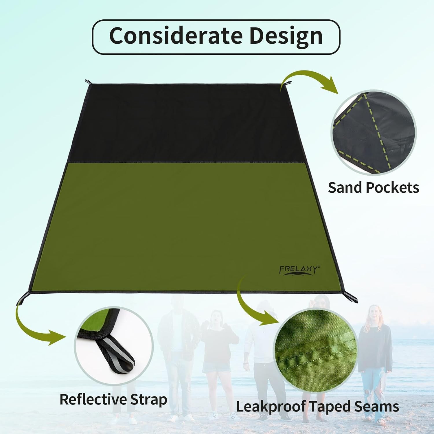 Pocket Picnic Blanket Waterproof Beach Mat gallery