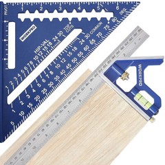 WORKPRO Rafter Square and Combination Square Tool Set Rafter Square Layout Tool