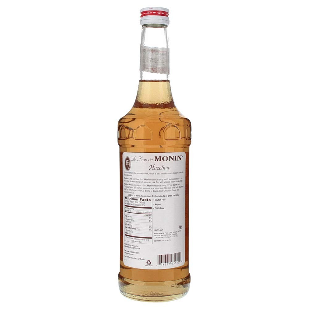 Monin Hazelnut Syrup (750mL), H-Hazelnut gallery