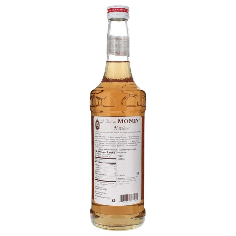 Monin Hazelnut Syrup (750mL), H-Hazelnut gallery