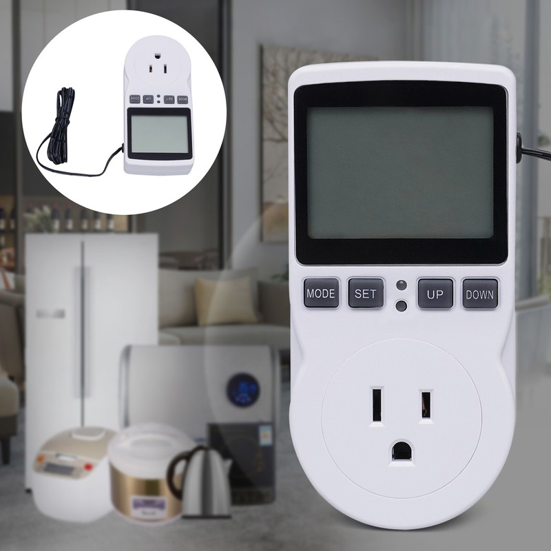Digital Temperature Controller thermostat temp control Outlet Heater AC100-250V gallery