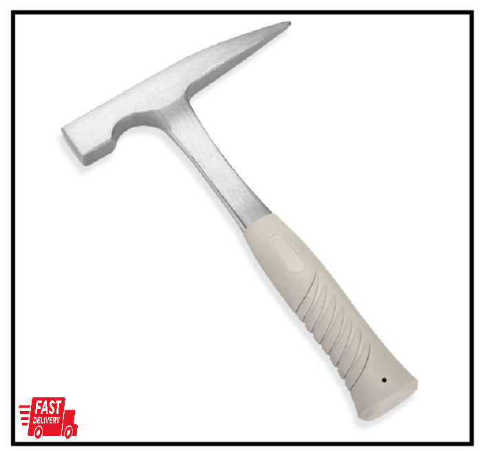 All Steel Rock Pick Hammer Pointed Tip Breaking Chipping Brick Concrete 22oz gallery