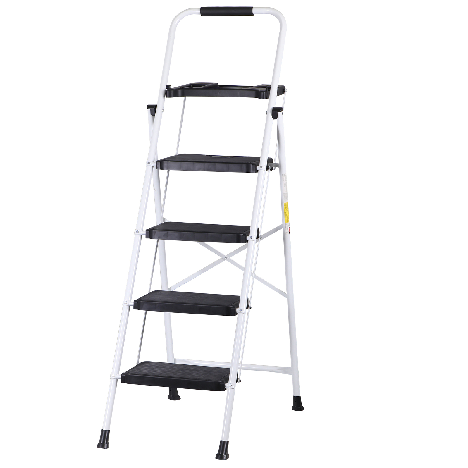 4-Step Ladder Folding Step Anti-Slip Wide Pedal Lightweight 330 lbs Multi-Use gallery