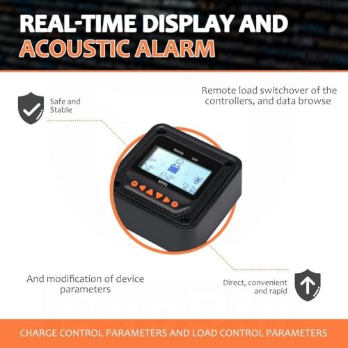MT-52 Remote Meter MT-52 Solar Controller LCD Display Remote Meter Fit for gallery