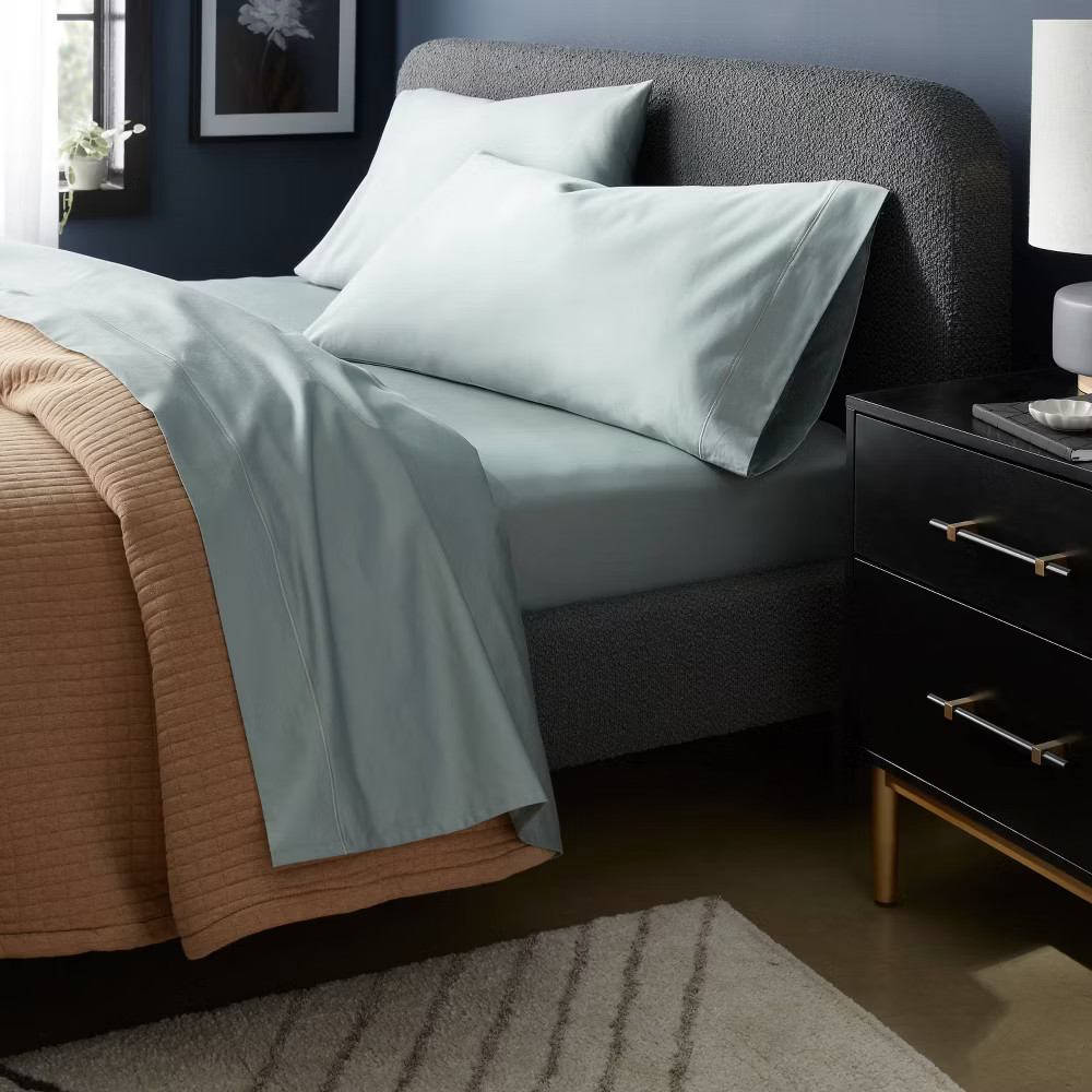 Queen 800 Thread Count 4pc Hotel Collection Sheet Set Single Baratta Light gallery
