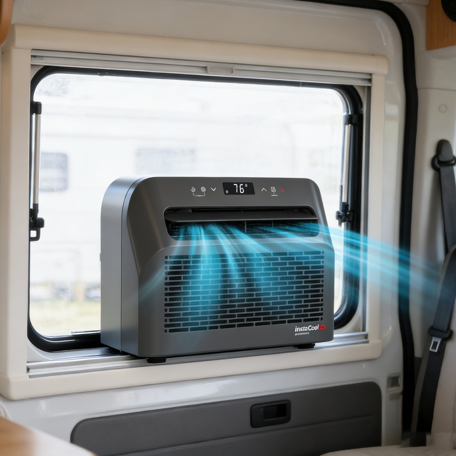 6,500 BTU RV Window Air Conditioner, Portable AC Unit for for RV, Caravan gallery