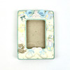 Burnes Ceramic Photo Frame Multicolor 3.5x2.5 Inch Table Top Baby Vintage 1990's gallery