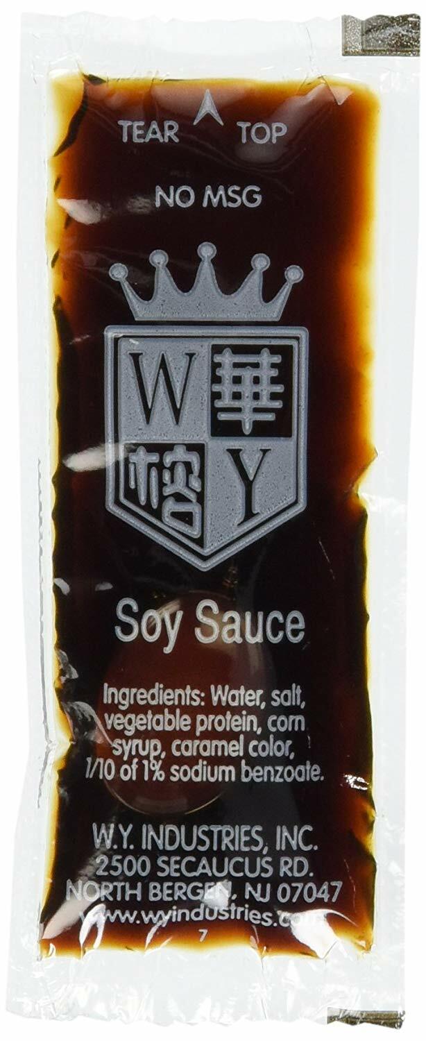 SOY SAUCE INDIVIDUAL PACKETS, WY BRAND CHINESE SOY SAUCE gallery