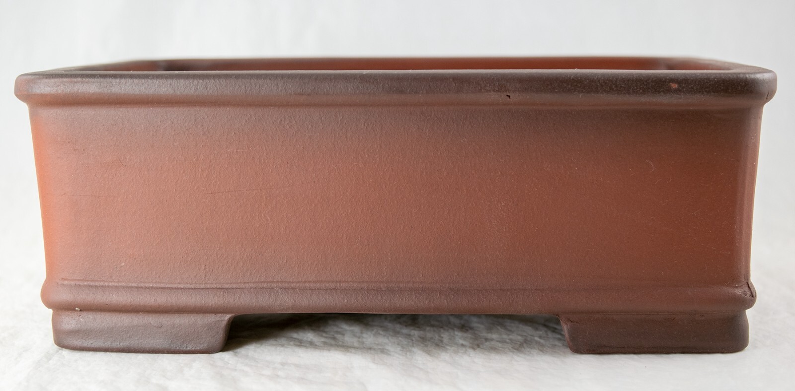 Vintage Rectangular Yixing Zisha Succulent, Bonsai Pot + Mesh 9.5"x 6.75"x 3.5" gallery