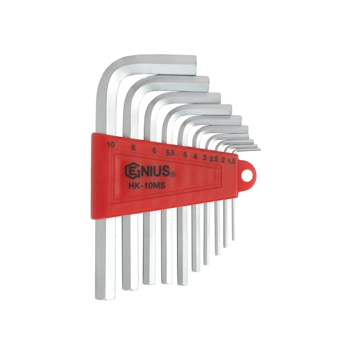Genius Tools 10 Piece Metric Hex Wrench Set (S2 Tool Steel) - HK-10MS gallery