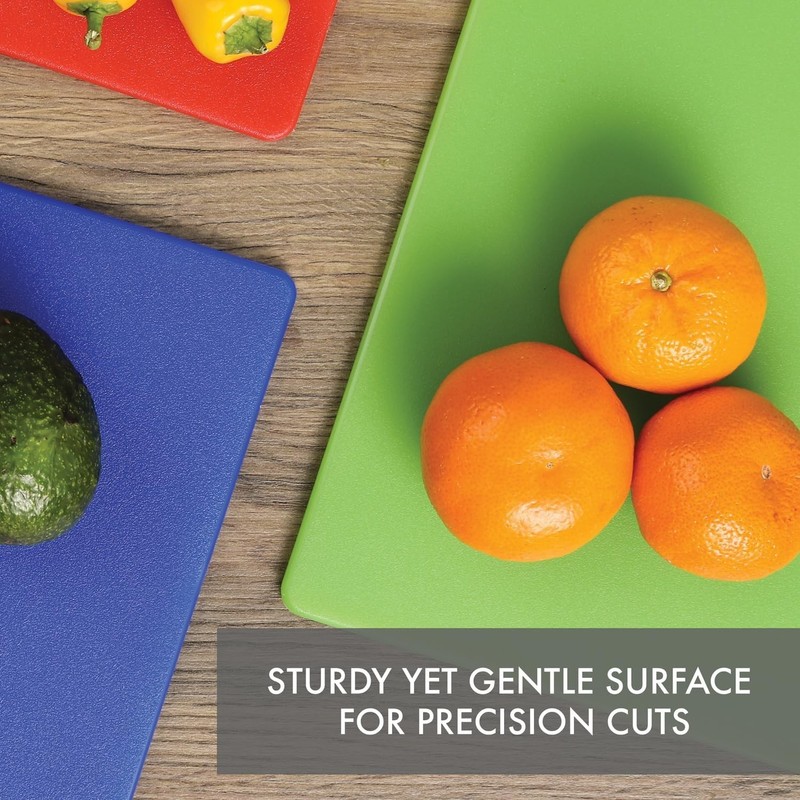 Plastic Cutting Board, High-Density Non-Porous Cutting Surface, 11 x 14.5 Inch gallery