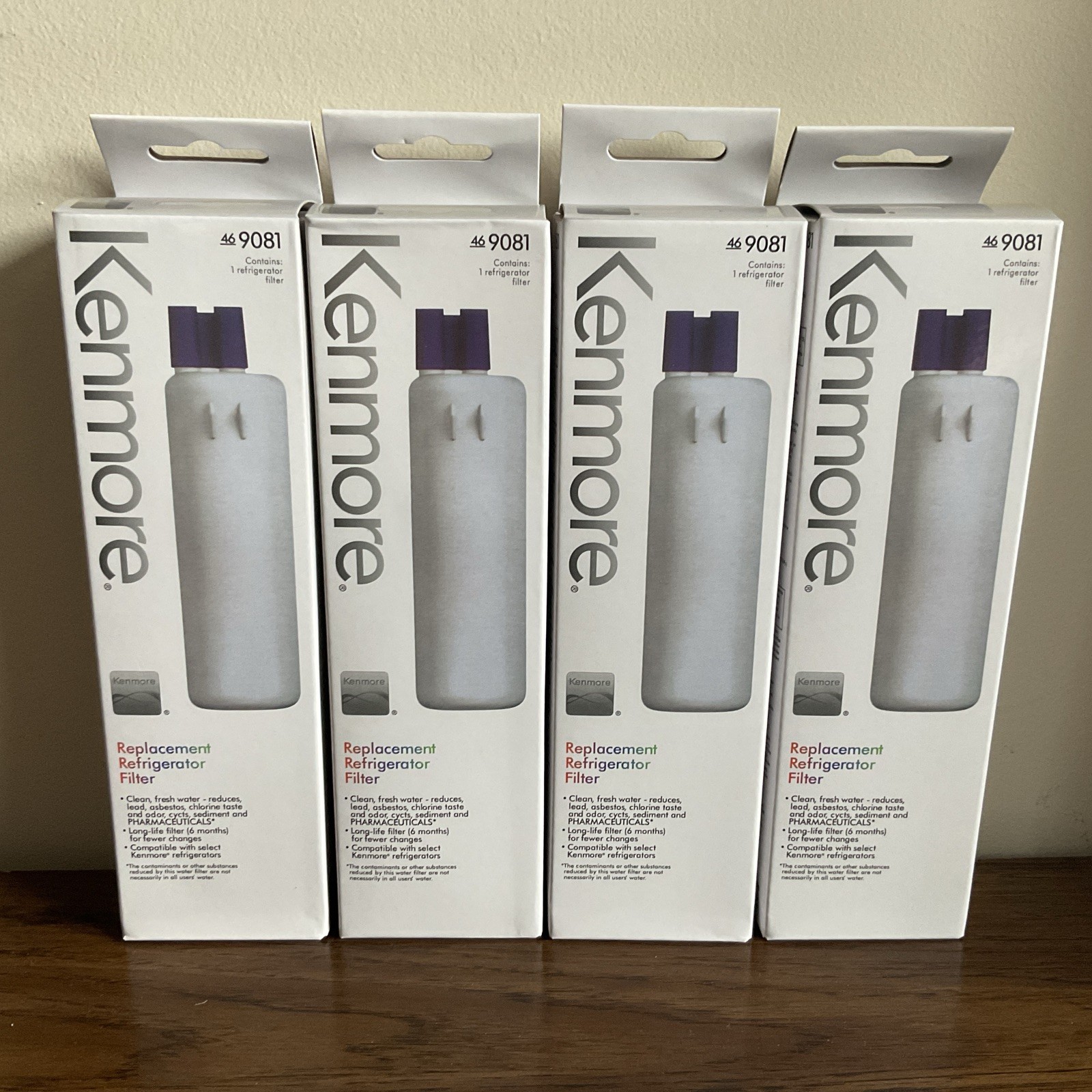 Kenmore 469081 Refrigerator Water Filter 4 pack 9081 new free ship 2 anywhereUSA gallery