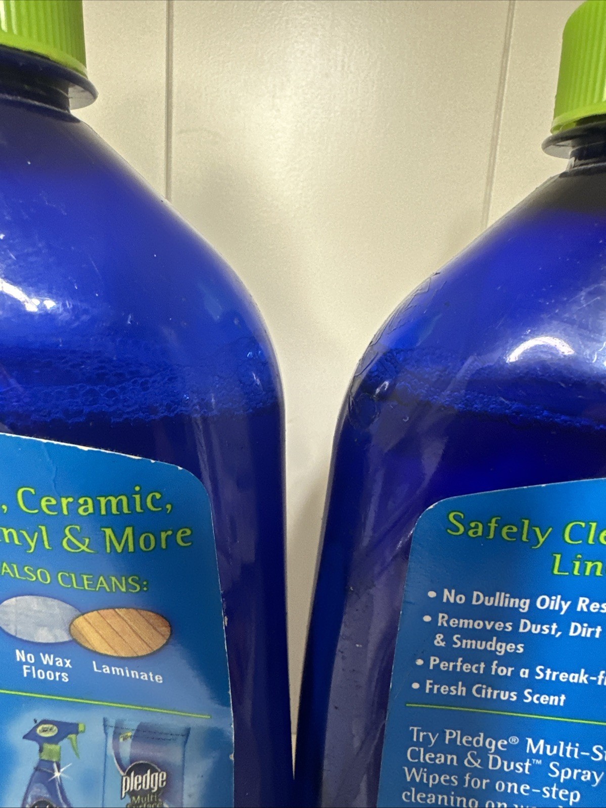 🌀2 PLEDGE Multi-surface Floor Cleaner 27Fl Oz Wood Ceramic Vinyl 2006 ORIGINAL gallery