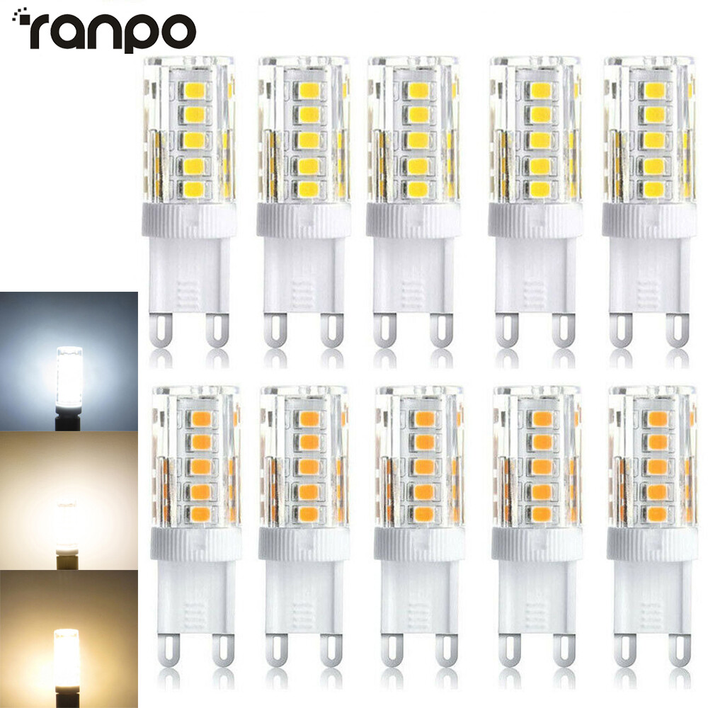 9W G9 Mini LED Corn Light Bulbs Replace 70W Halogen Lamp 45LEDs AC 110V - 220V