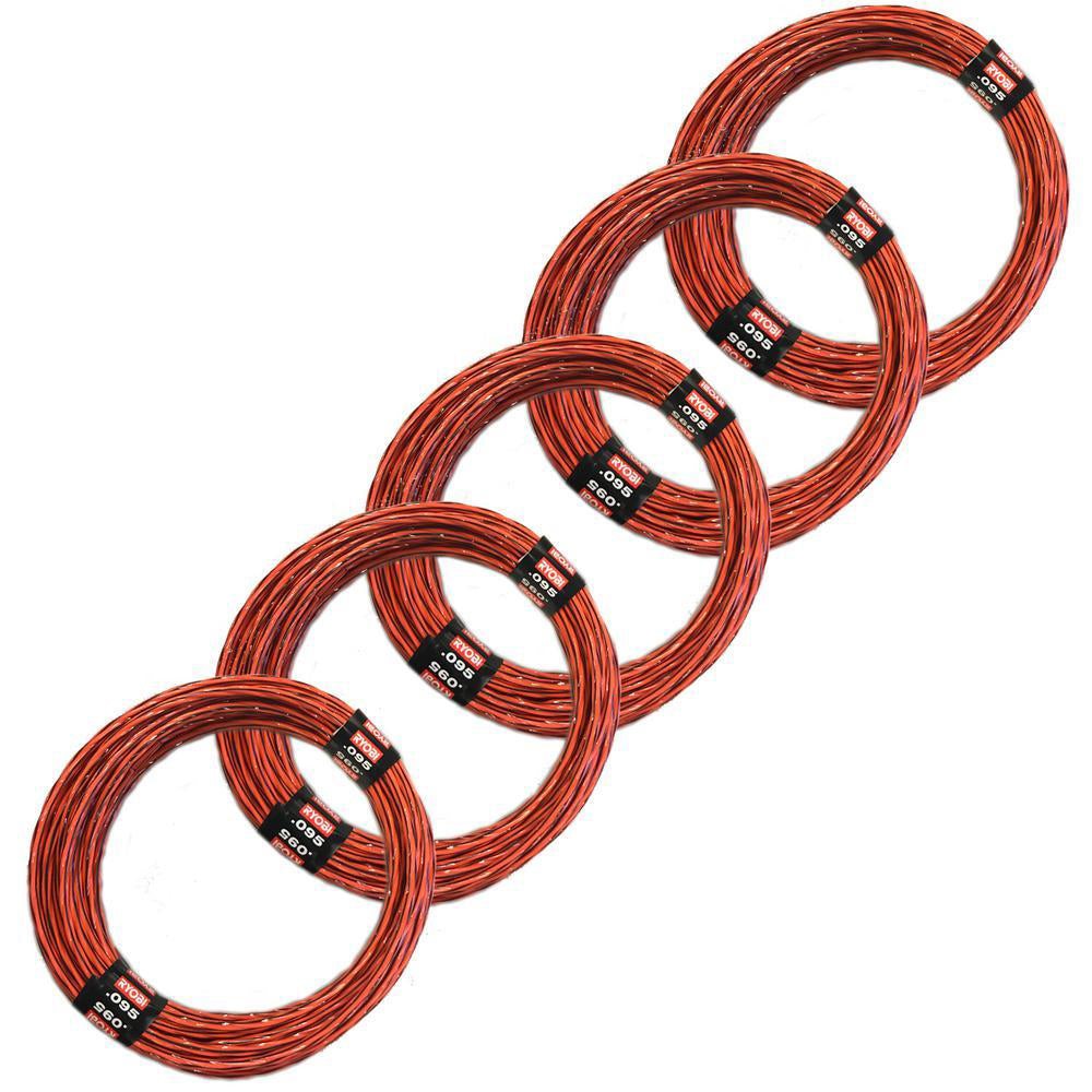 Ryobi Rapid Reloading Heavy Duty Pre-Cut .095in x 16ft Trimmer Line (5-Pack) gallery