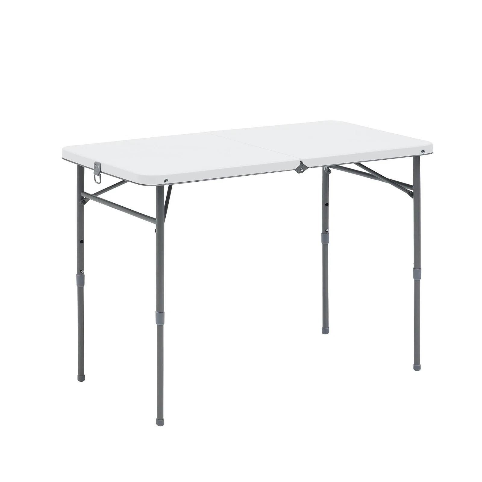 Mainstays 40" Adjustable Height Centerfold Folding Table, White gallery