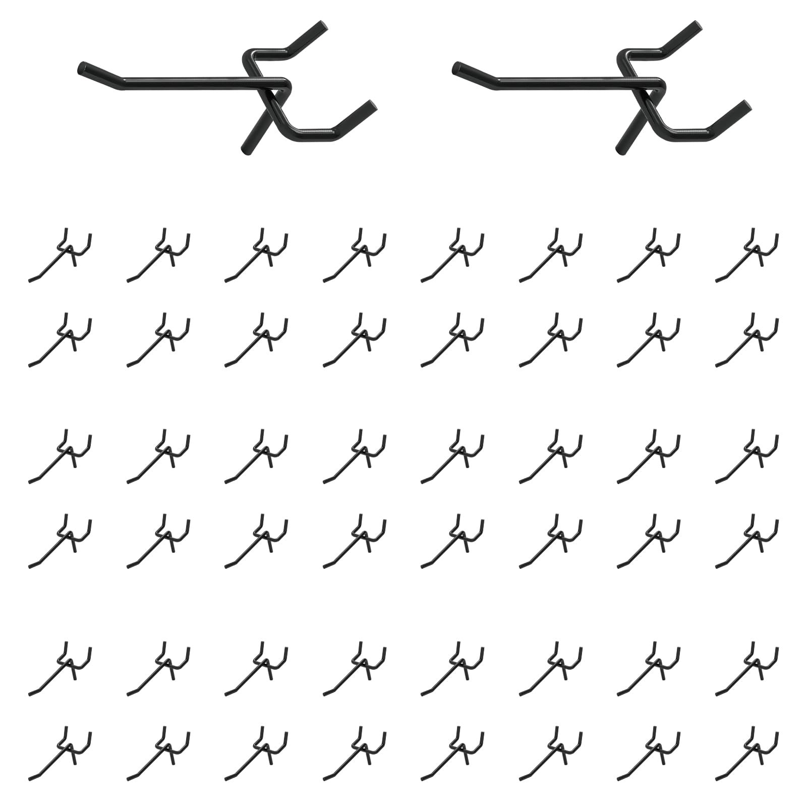 50Pcs 2"/5CM Pegboard Hooks Assortment Set, Metal Peg Board Hooks with 2.5mm ... gallery