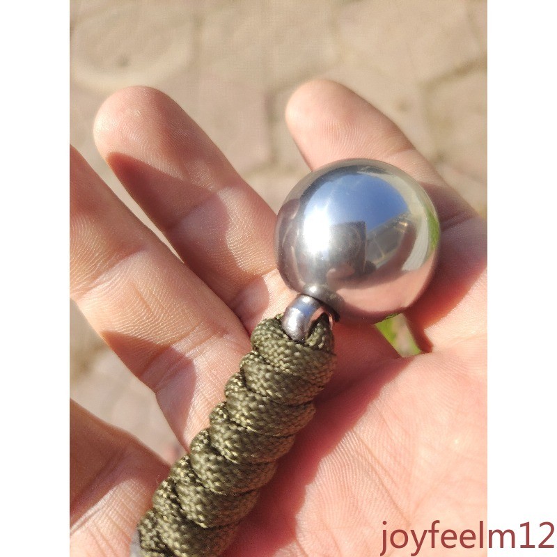 Stainless Steel Meteor Hammer Solid Thrower Fitness Outdoors Chain Man's Gifts gallery