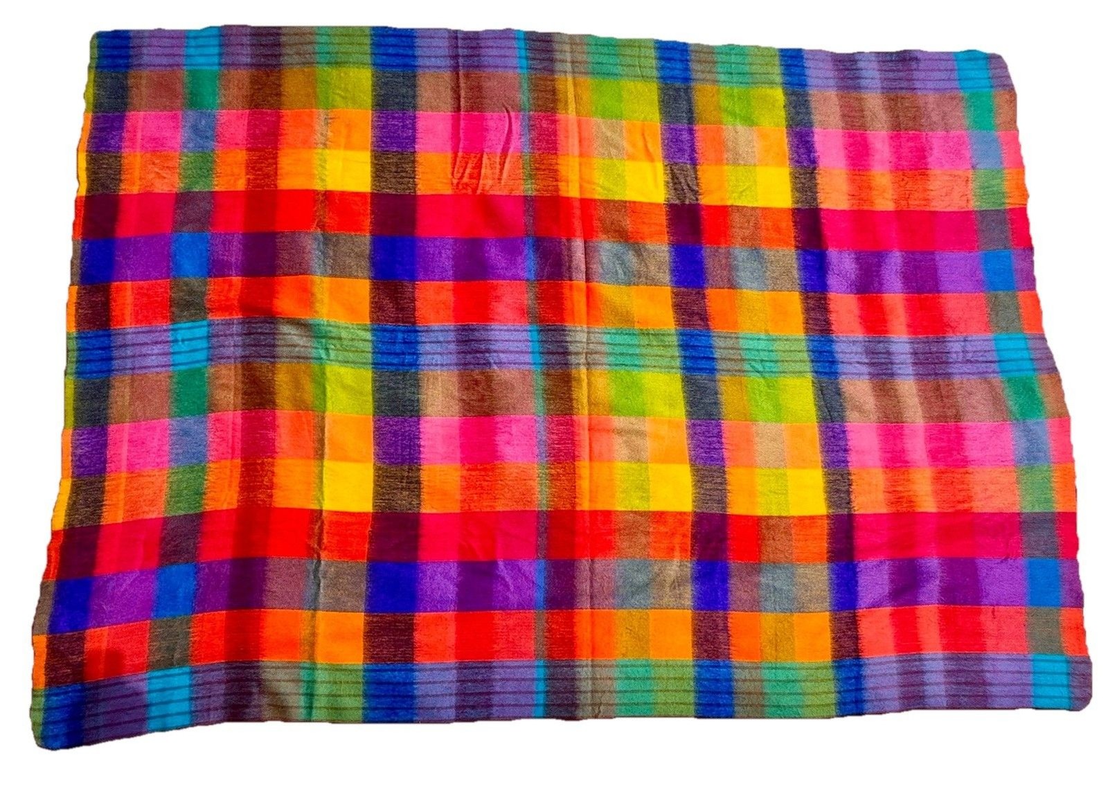 NWOT Lightweight & Soft Reversible ALPACA Wool Blend Twin XL Blanket 90" X 65" gallery