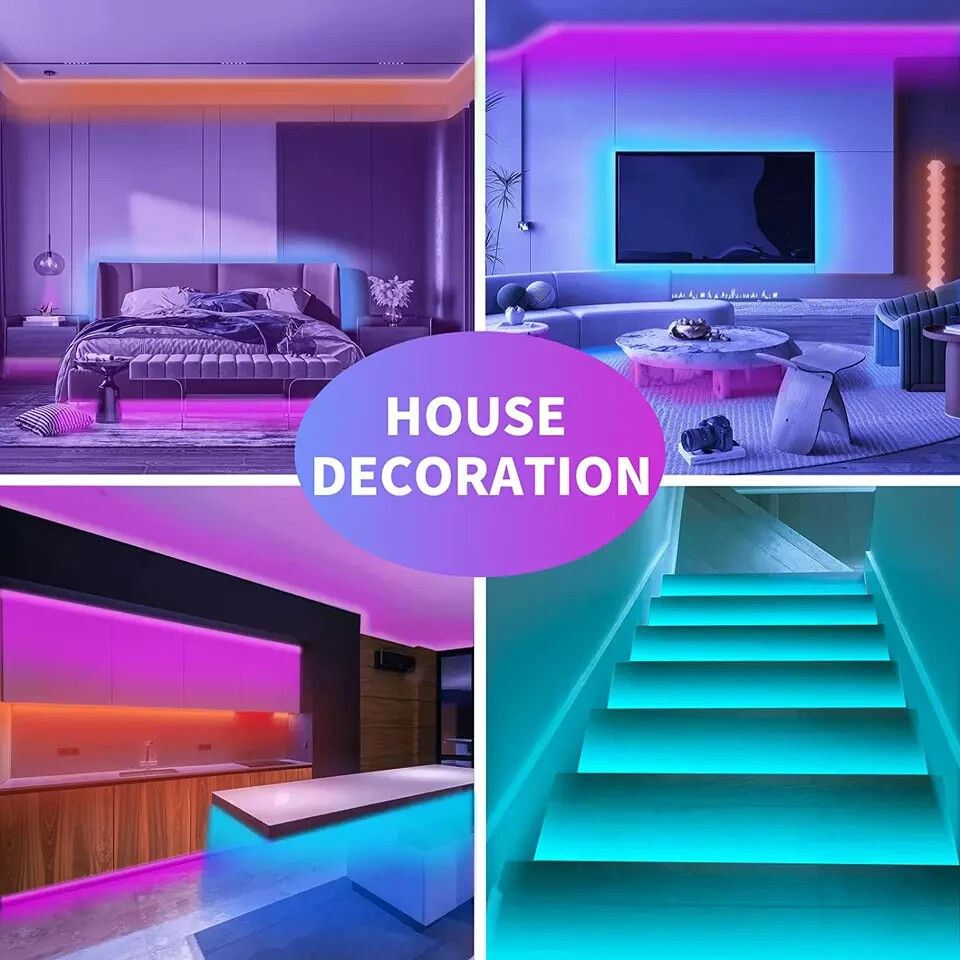 100Ft LED Strip Lights, Smart Light with App Remote Control, RGB LED Lights gallery