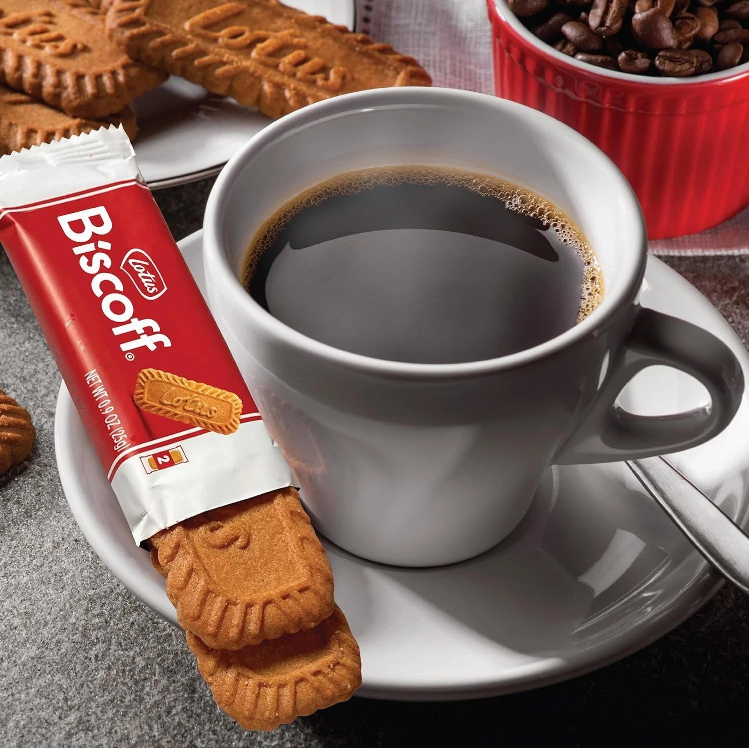 Lotus Biscoff Cookies, 17.6 Oz, Dispenser Box (20 sleeves of 2 XL cookies) New gallery