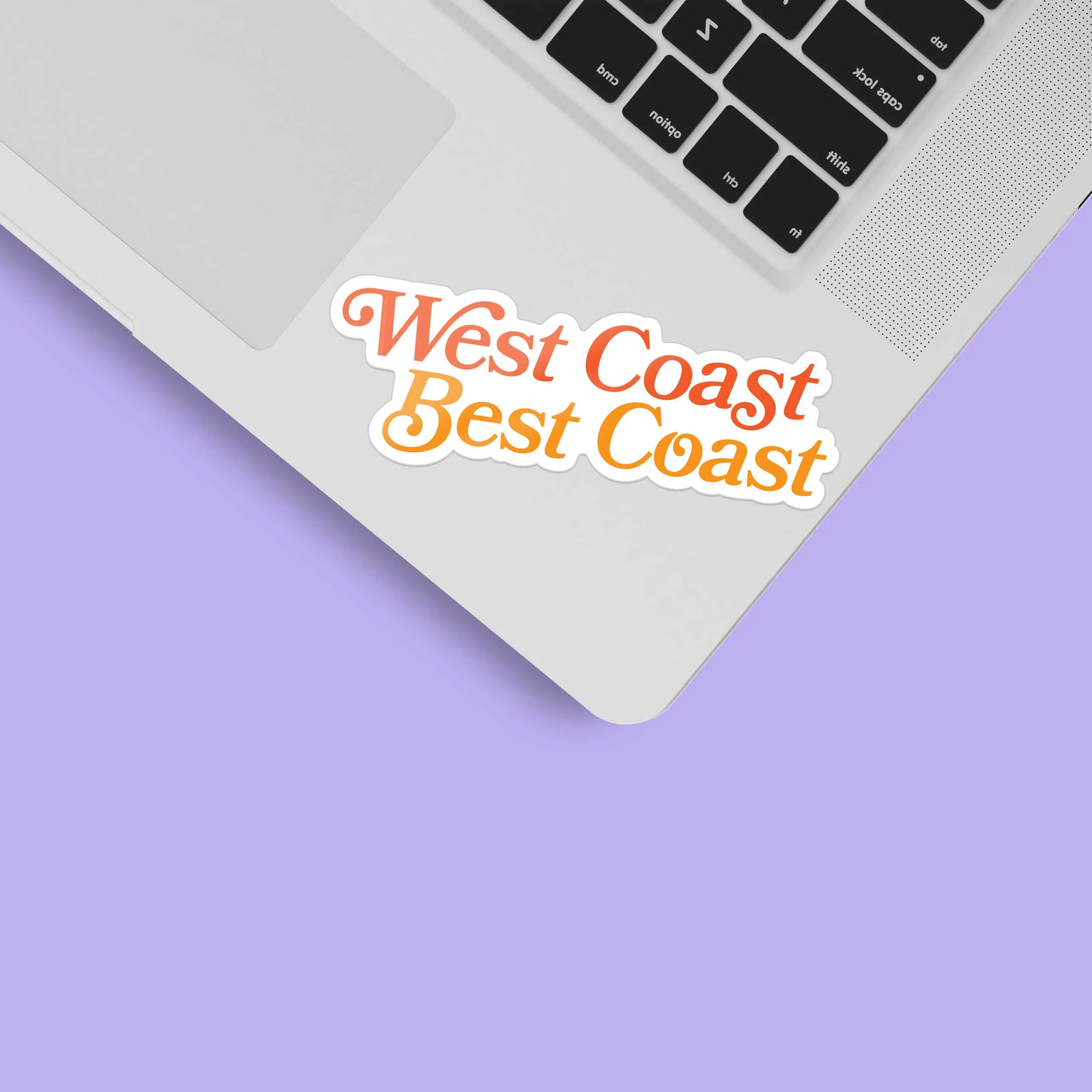 West Coast Best Coast Sticker gallery