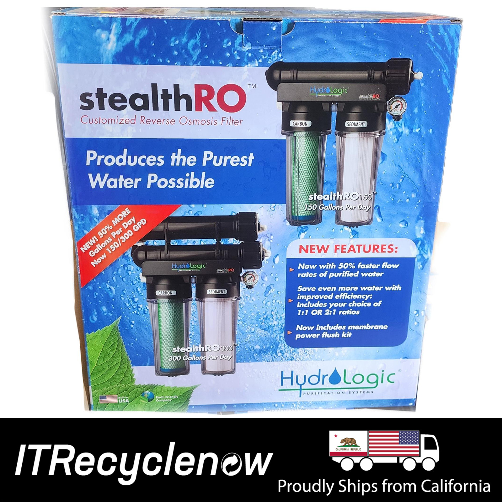 New Hydrologic Stealth-RO300 Reverse Osmosis System 300 GPD Hydroponic gallery