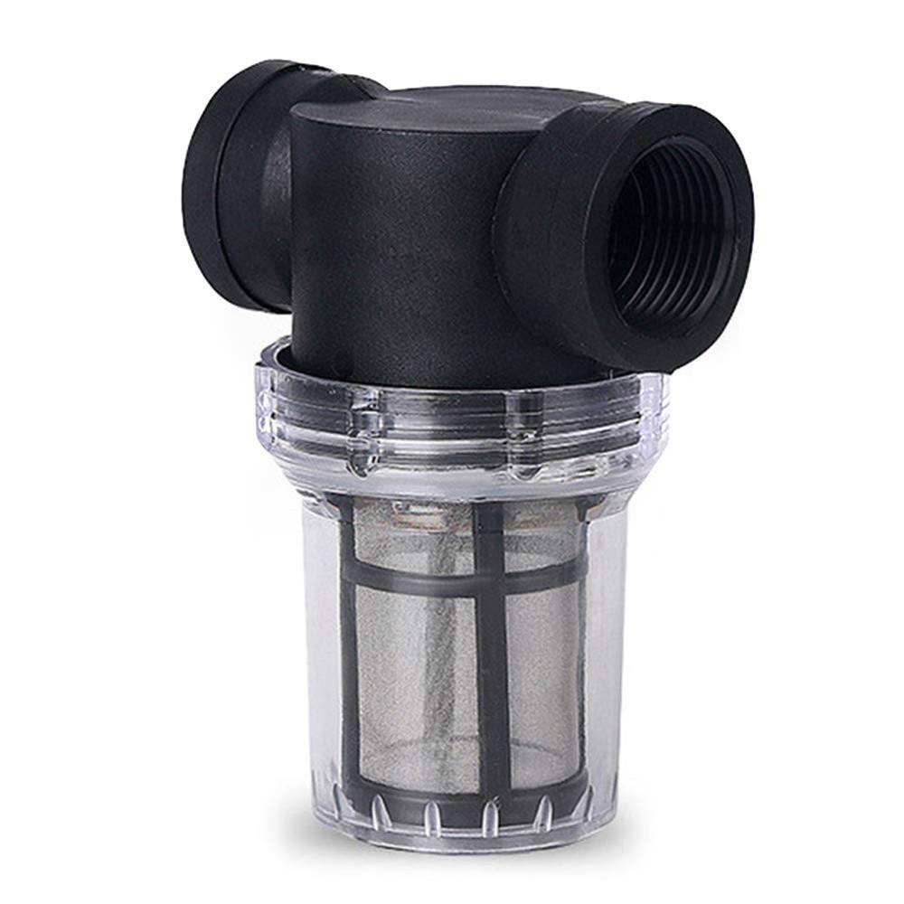 Water Pump Strainer Filter, 1Pcs Garden Pond 1 inch Inline Mesh Strainer Wate...