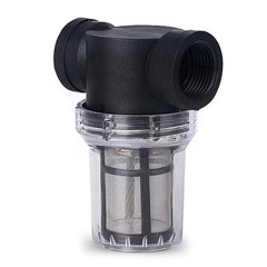 Water Pump Strainer Filter, 1Pcs Garden Pond 1 inch Inline Mesh Strainer Wate…