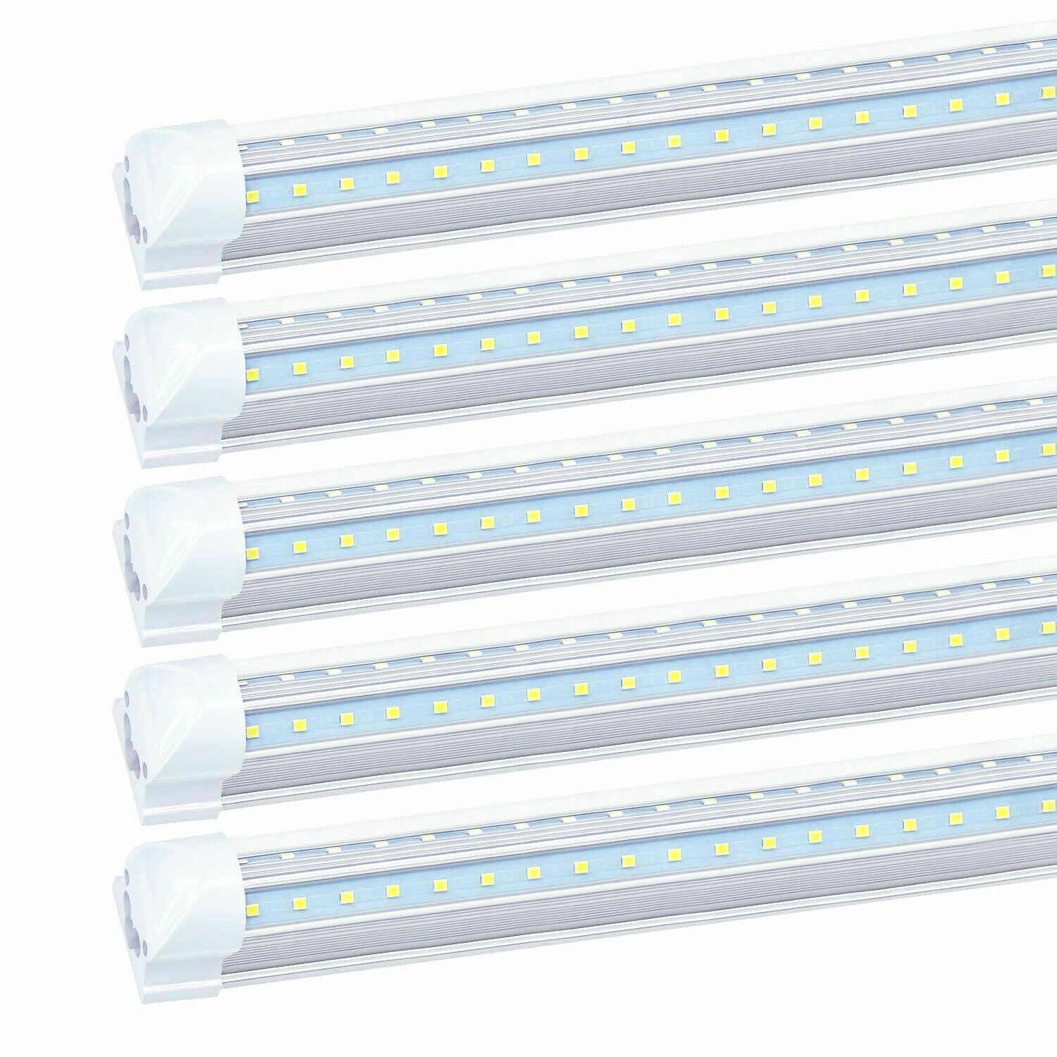 4~100Pcs T8 8FT LED Tube Lights 72W LED Shop Light Fixtures Garage Ceiling Lamps gallery