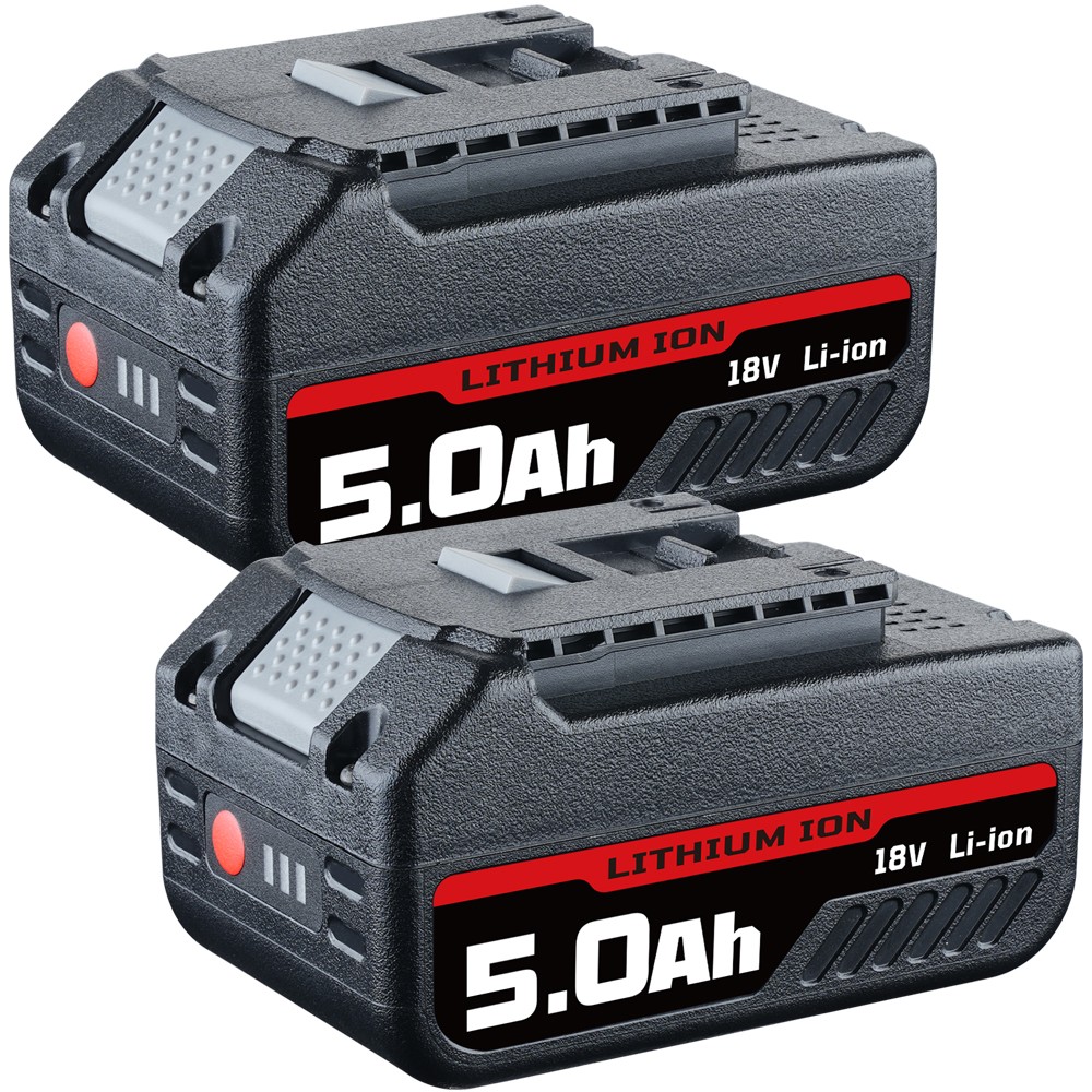 2PACK 18V Battery For Bosch 18 VOLT 5.0AH Li-ion BAT609 BAT610G BAT618 24618-01 gallery